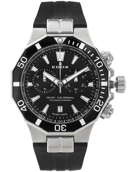 Zegarek męski EDOX 10112 3NCA NIN Delfin The Original Chronograph