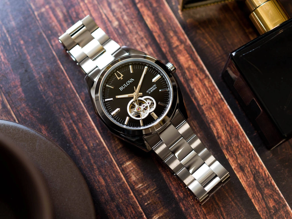 Zegarek męski BULOVA 96A270 Open Heart Automatic