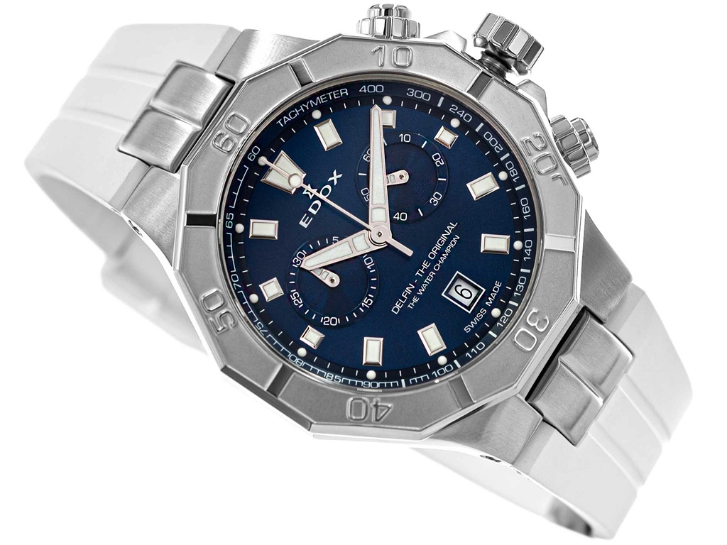 Zegarek męski EDOX 10113 3CAB BUIN Delfin