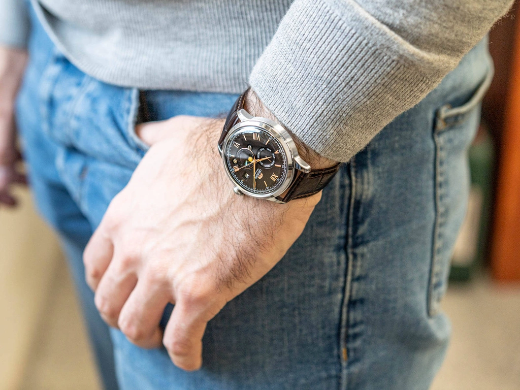 Zegarek męski ORIENT RA-AK0804Y30B Bambino Sun & Moon Automatic