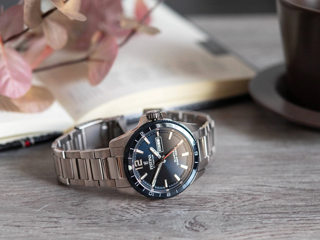 Zegarek męski FESTINA F20698/2 Titanium Date