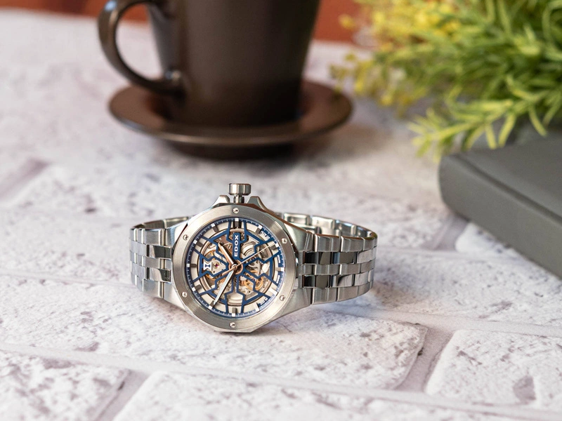 Zegarek męski EDOX 85303 3M BUIGB Delfin the Original Mecano