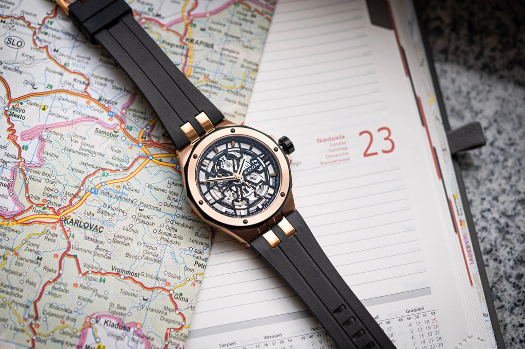 Zegarek męski EDOX 85303 357RN NRN Delfin Mecano