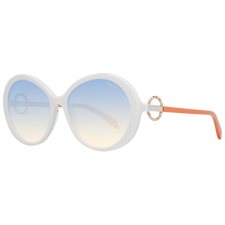 Okulary przeciwsłoneczne Damskie Emilio Pucci EP0164 25P 58 Białe