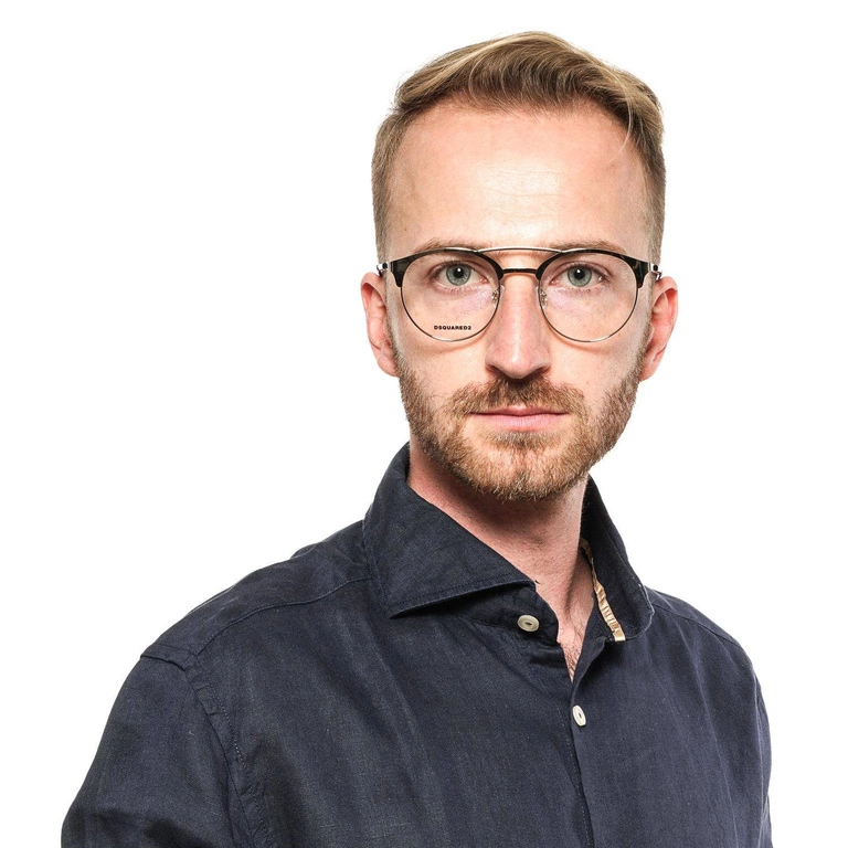 Okulary oprawki męskie Dsquared2 DQ5284 032 51 Złote