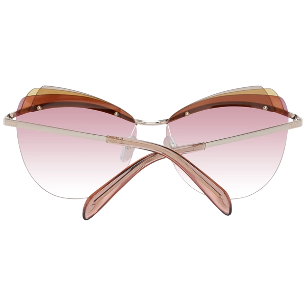 Okulary przeciwsłoneczne damskie Emilio Pucci EP0112 28T 59 Złote