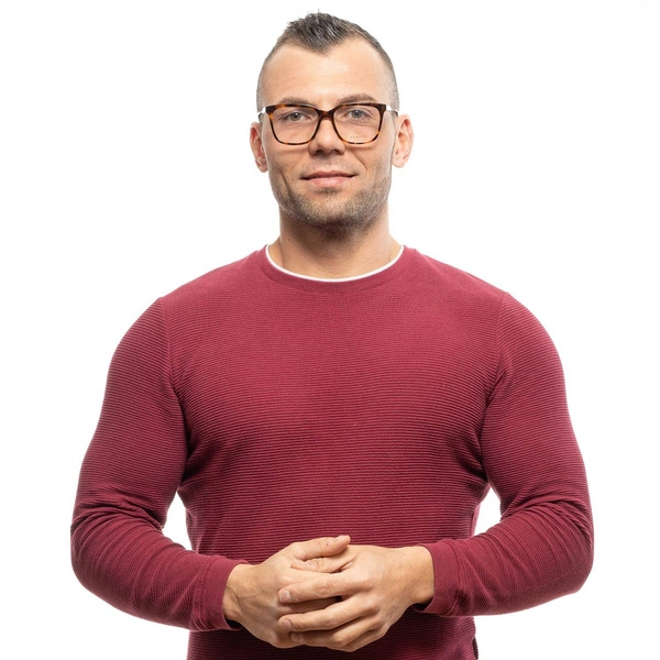 Okulary oprawki Męskie Sandro SD1011 201 53 Brązowe