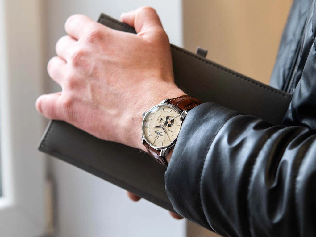 Zegarek męski ZEPPELIN 8166-1 LZ120 Bodensee Open Heart Automatic