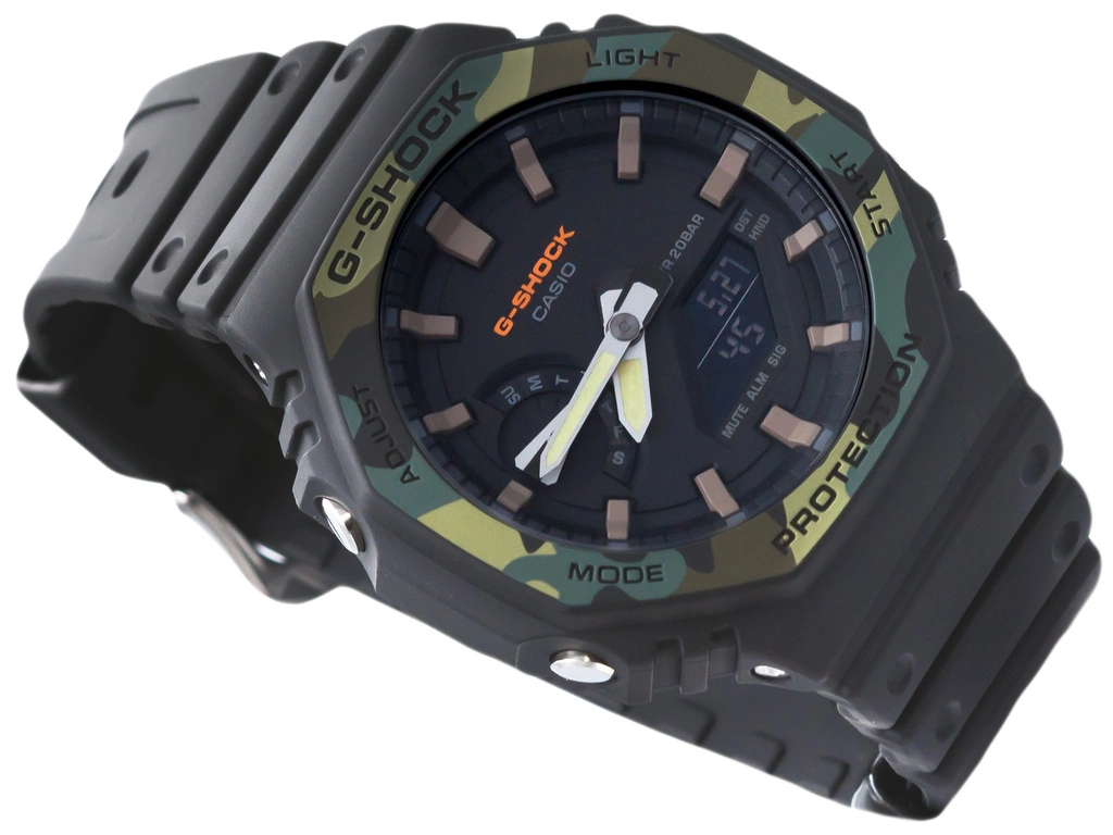 Zegarek męski CASIO G-SHOCK GA-2100SU-1AER Carbon Core Guard