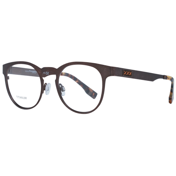 Okulary oprawki Męskie Zegna Couture ZC5003 48 038 Brązowe