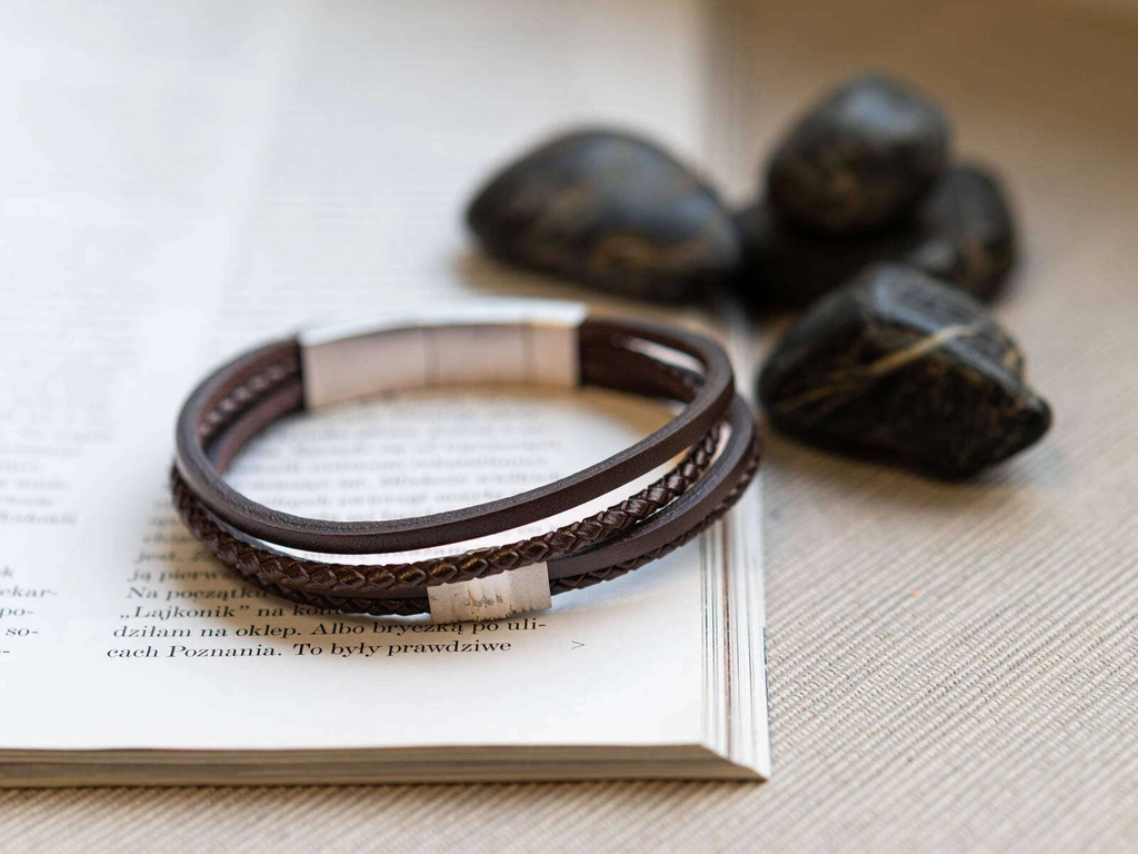 Bransoleta męska Fossil JF02934040