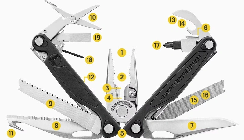 Multitool Leatherman Charge Plus 832601 Czarny