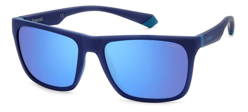 Okulary przeciwsłoneczne Unisex Polaroid PLD 2141/S VGL565X Niebieskie