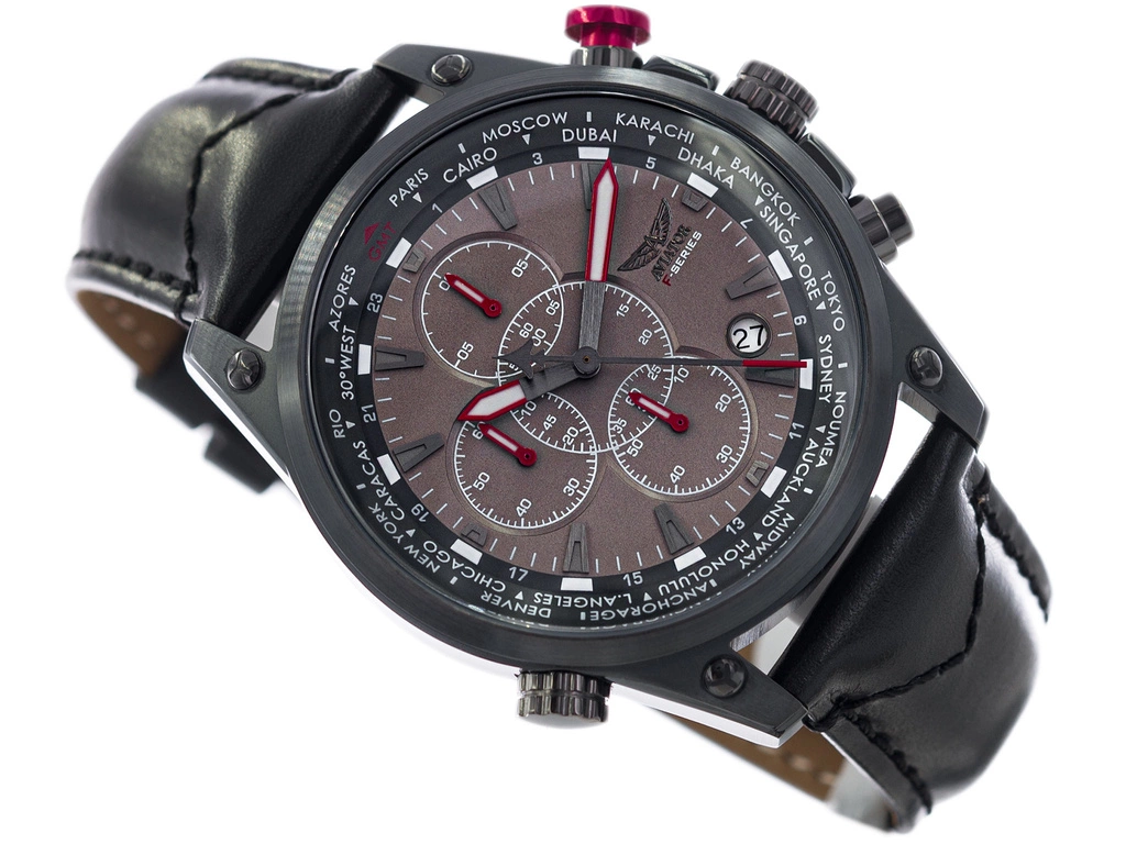Zegarek męski AVIATOR F-Series AVW1369G185S GA8185
