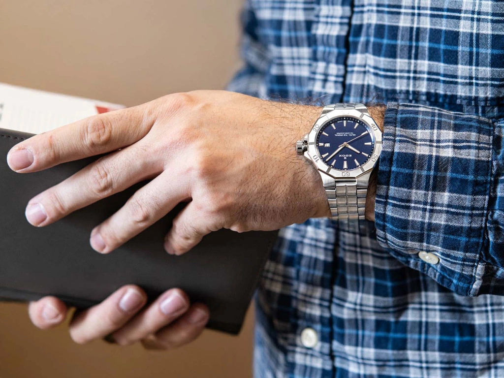 Zegarek męski EDOX 53021 3M BUIN Delfin The Original Date