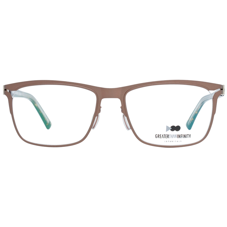 Okulary oprawki Męskie Greater Than Infinity GT031 V04 54 Brązowe