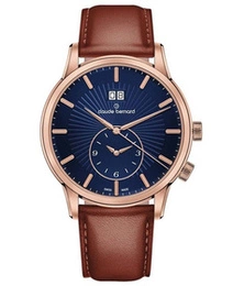 Zegarek męski CLAUDE BERNARD 62007-37R-BUIR Classic 2nd Time Zone