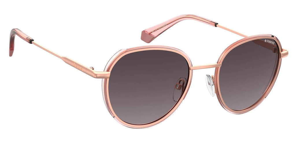 Okulary przeciwsłoneczne Unisex Polaroid PLD 6114/S EYR51JR Różowe złoto