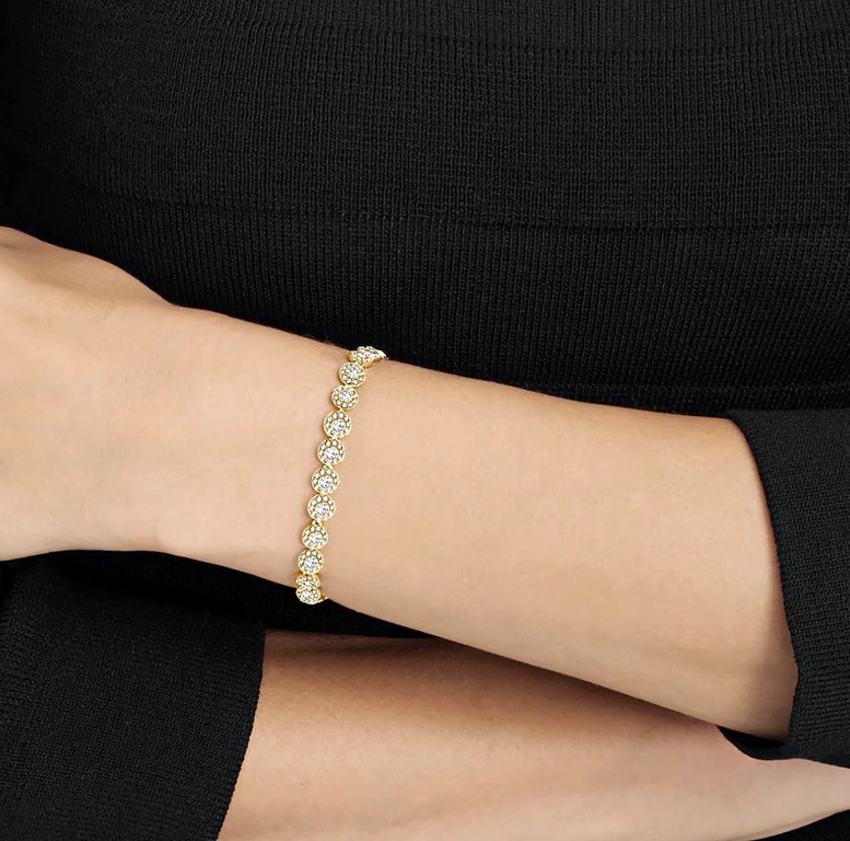 Bransoletka damska Swarovski 5505469 Tennis Angelic