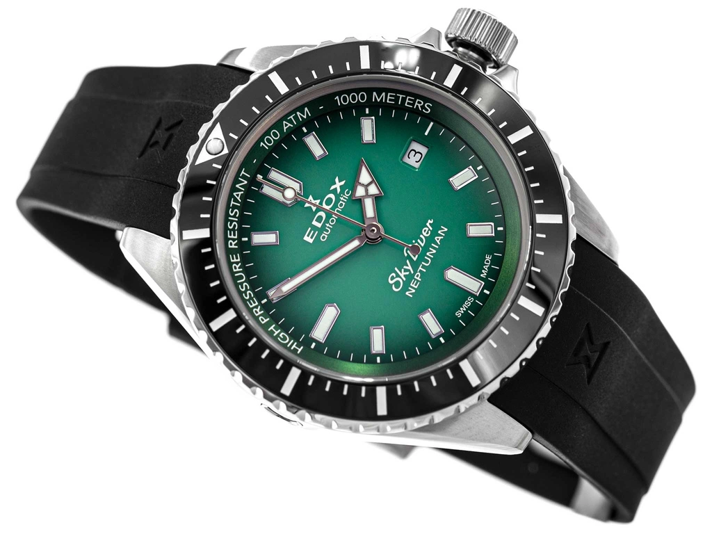 Zegarek męski EDOX 80120 3NCA VDN Skydiver Neptunian