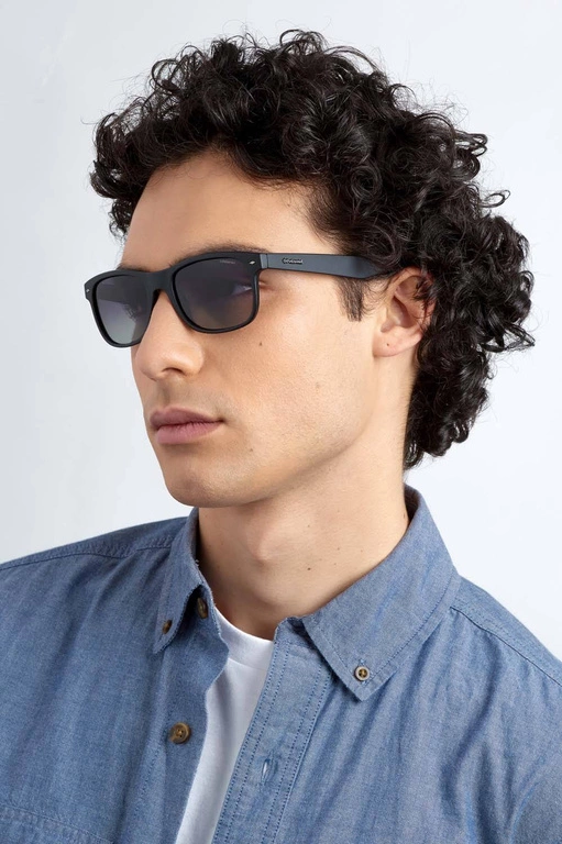 Okulary przeciwsłoneczne męskie Polaroid PLD 1015/S DL553LB Czarne