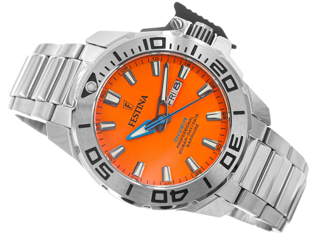 Zegarek męski FESTINA F20665/5 The Originals Diver Sapphire