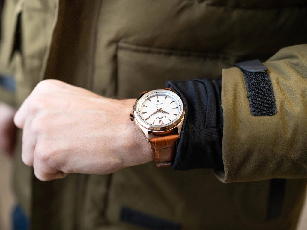 Zegarek męski Citizen Classic AW1753-10A Pilot Eco-Drive