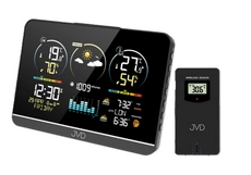Stacja pogody JVD RB3408 Radio Controlled Higrometr Czujnik Zewnętrzny