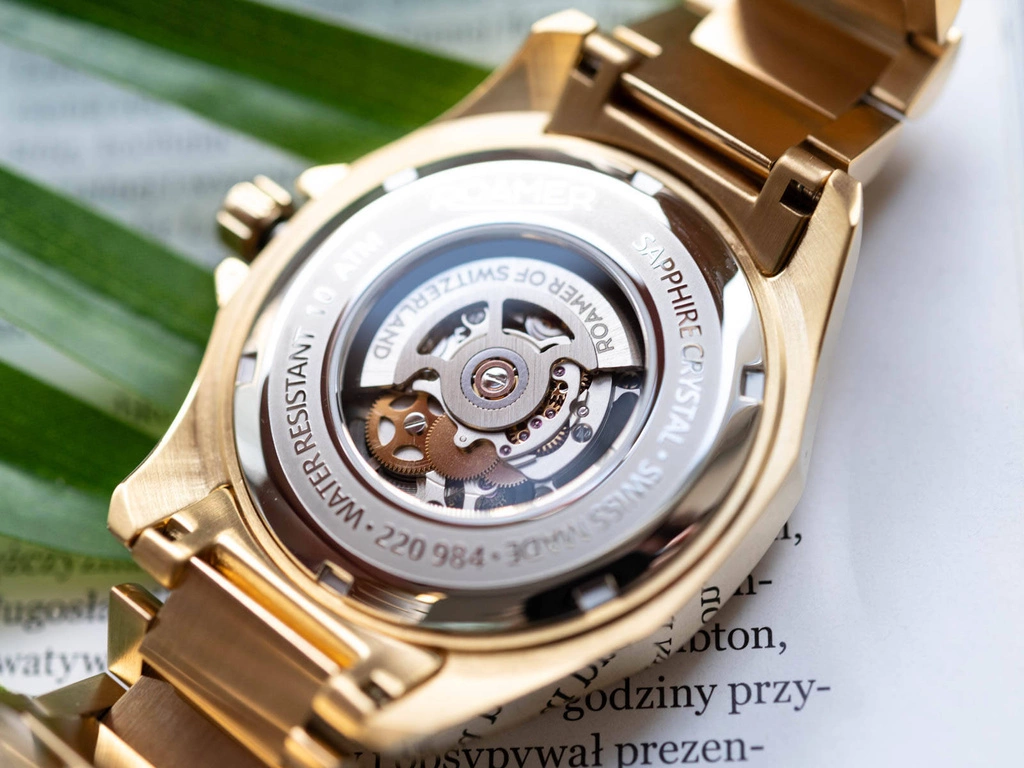 Zegarek męski ROAMER Rockshell Mark III Skeleton 220984 48 55 20