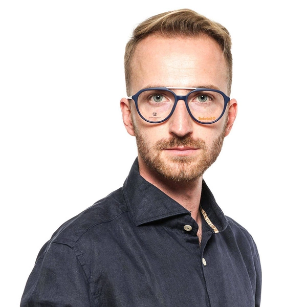 Okulary oprawki męskie Timberland TB1618 091 54 Niebieskie