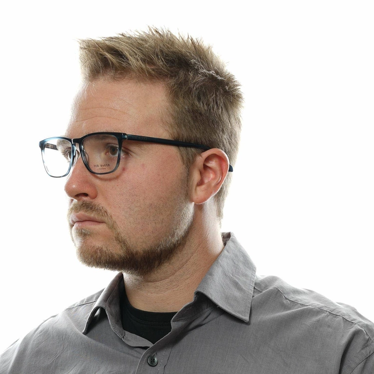 Okulary oprawki męskie Ted Baker TB8208 652 54 Carlson Niebieskie