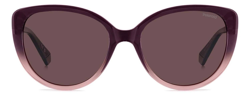 Okulary przeciwsłoneczne damskie Polaroid PLD 4176/S/X B3V56KL Fioletowe