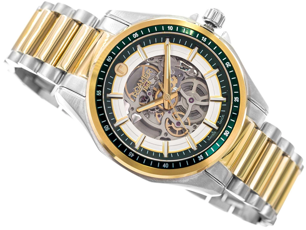 Zegarek męski ROAMER Rockshell Mark III Skeleton 220984 48 75 20