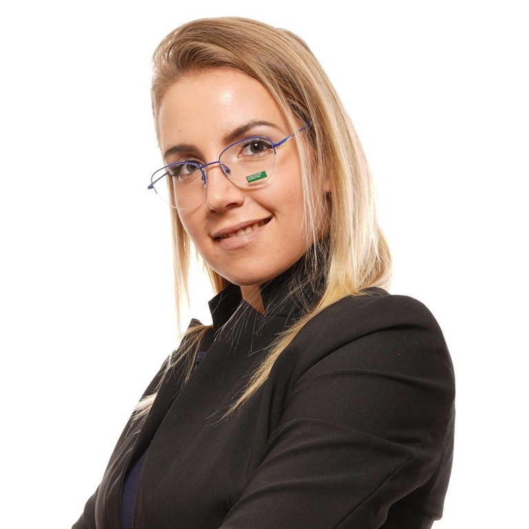 Okulary oprawki Damskie Benetton BEO3024 686 50 Niebieskie