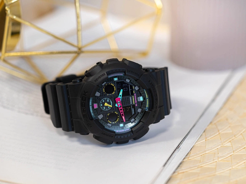 Zegarek męski CASIO G-SHOCK GA-100MF-1AER Multi Fluorescent