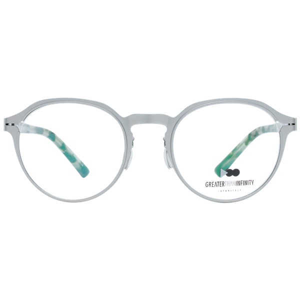 Okulary oprawki Męskie Greater Than Infinity GT049 V03 49 Srebrne