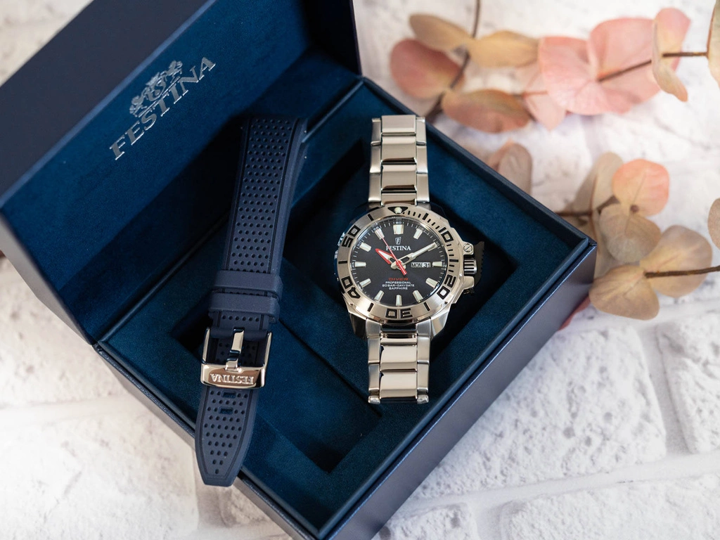 Zegarek męski FESTINA F20665/1 The Originals Diver Sapphire