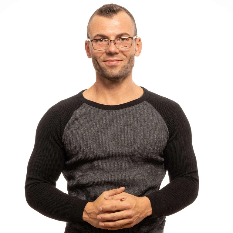 Okulary oprawki Męskie Zadig & Voltaire VZV049 08A8 55 Brązowe