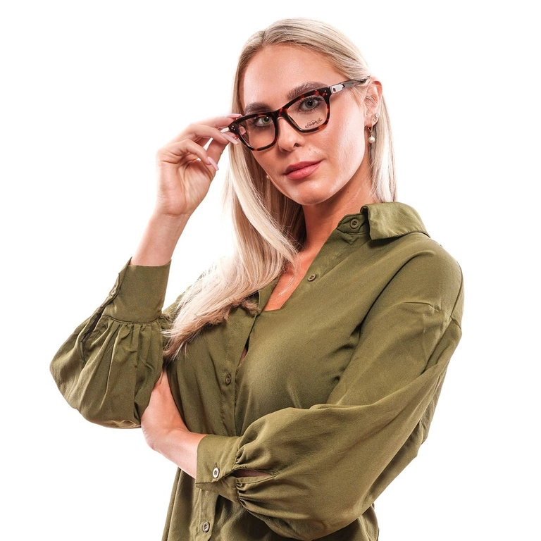 Okulary oprawki Hally & Son HS580V 02 49 Brązowe