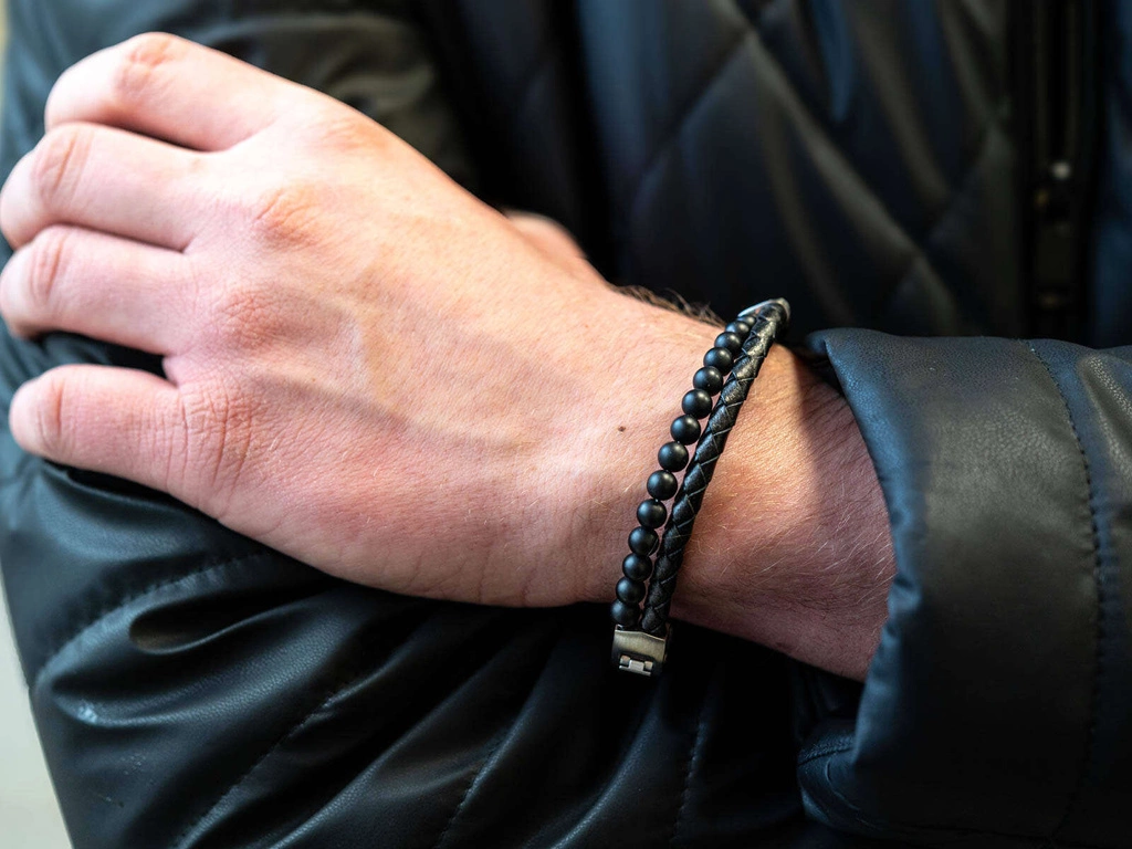 Bransoleta męska Fossil JF02763040