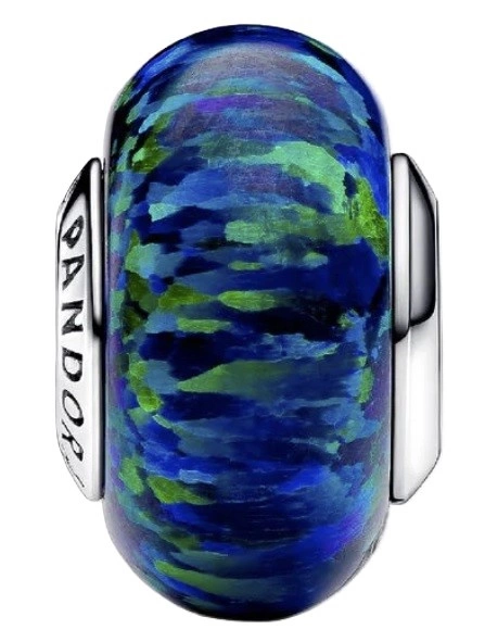 Charms Pandora Opalizująca zieleń 791691C04 