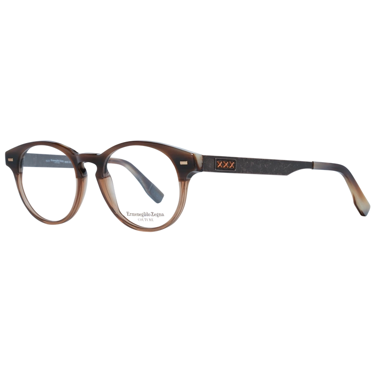 Okulary oprawki Męskie Zegna Couture ZC5008 49 064 Brązowe