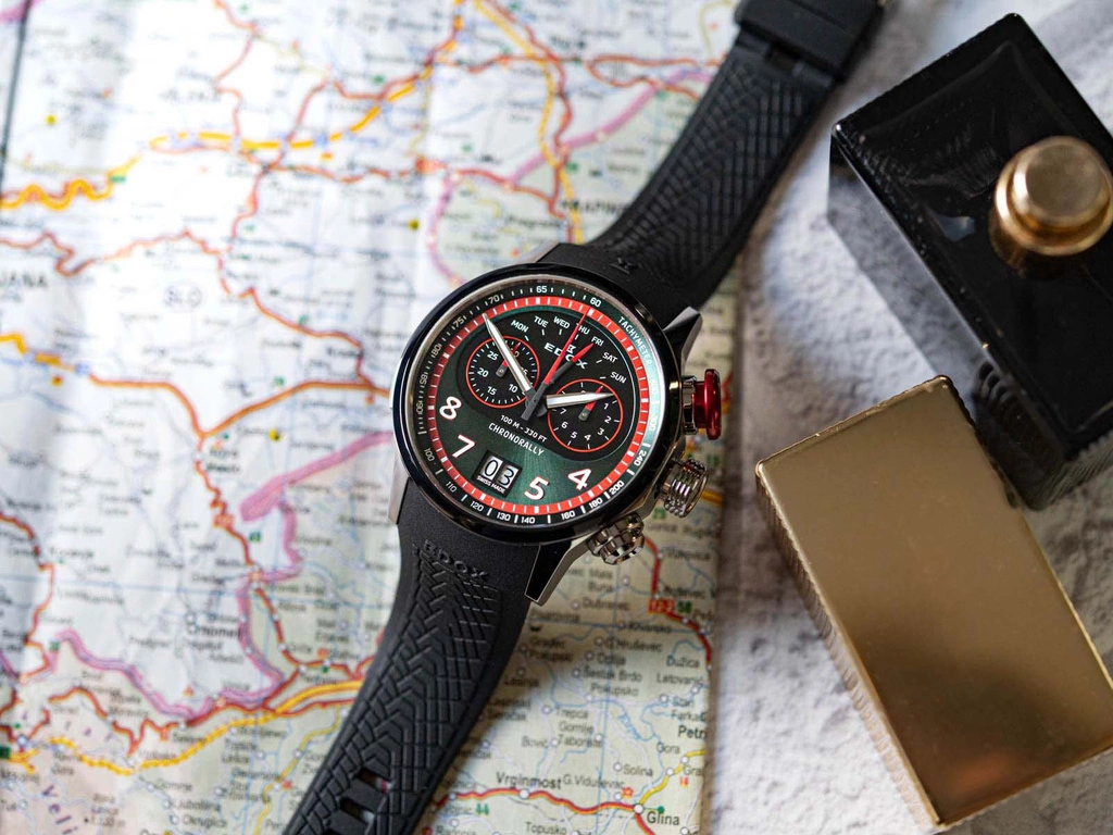 Zegarek męski EDOX 38001 TINNR VR Chronorally