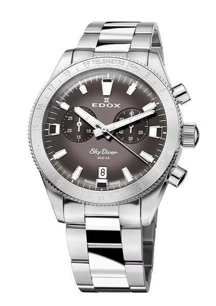 Zegarek męski EDOX 10116 3 GRIDN Skydiver Chrono Set Limited Edition 