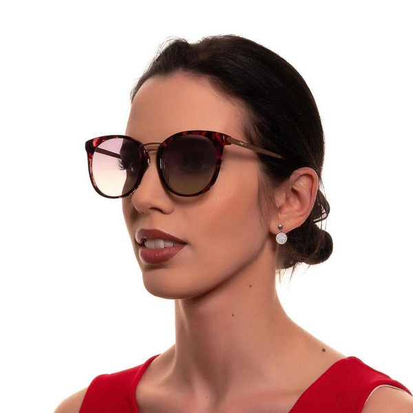 Okulary przeciwsłoneczne damskie Guess GU7568-F 74Z 56 Brązowe