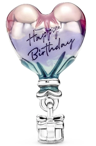 Charms Pandora 791501C01 Urodzinowy z balonem