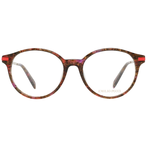 Okulary oprawki damskie Emilio Pucci EP5105 054 52 Brązowe