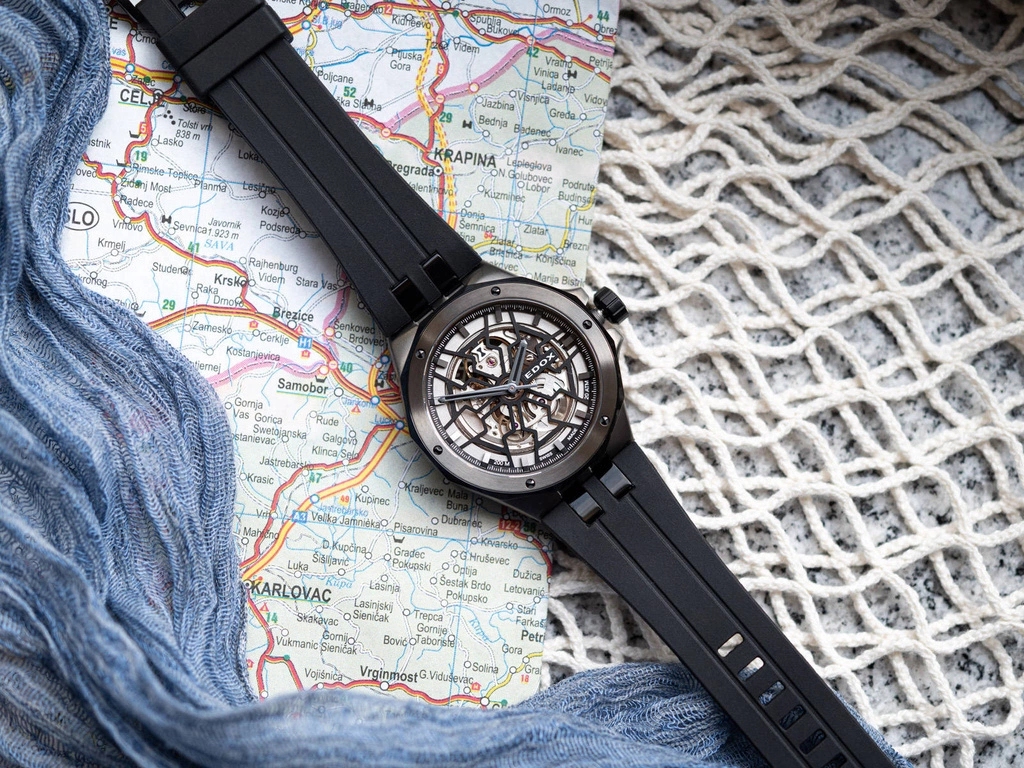 Zegarek męski EDOX 85303 357GN NGN Delfin Mecano