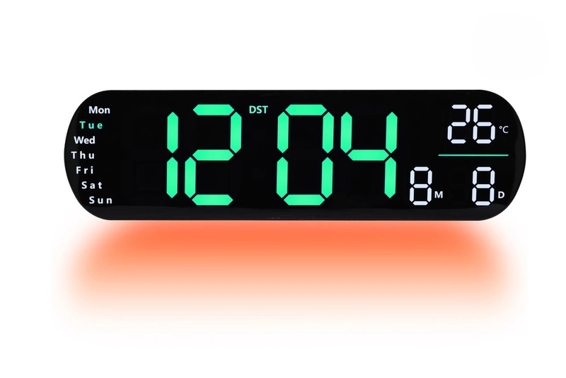 Zegar JVD DH5502.3 TERMOMETR, KALENDARZ, ALARM, PODŚWIETLENIE