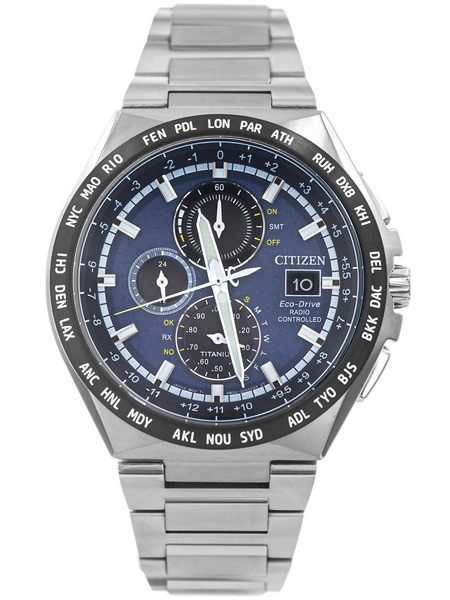 Zegarek męski Citizen AT8238-84L Radio Controlled Super Titanium Chronograph